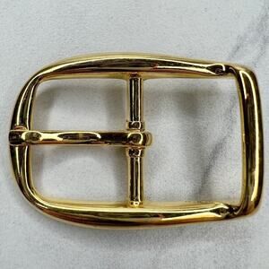 Vintage Gold Tone Simple Basic Belt Buckle for up to 1 Inch Belt
